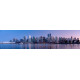 Skyline wereldstad - panoramische fotoprint