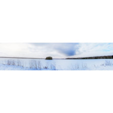Sneeuwlandschap 2 - panoramische fotoprint