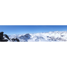 Sneeuwlandschap 3 - panoramische fotoprint
