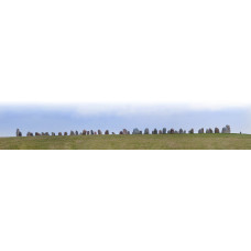 Steenschip Zweden - panoramische fotoprint