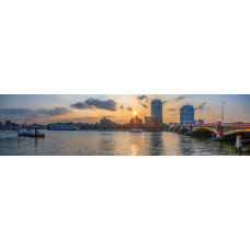 Vauxhall Bridge - Londen Engeland - panoramische fotoprint