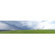Wolkenlucht 3 - panoramische fotoprint