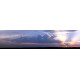 Wolkenlucht 5 - panoramische fotoprint