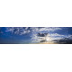 Wolkenlucht 7 - panoramische fotoprint