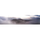 Wolkenlucht 9 - panoramische fotoprint