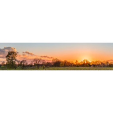 Zonsondergang 29 - panoramische fotoprint