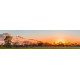 Zonsondergang 29 - panoramische fotoprint