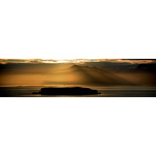 Zonsondergang 38 - panoramische fotoprint