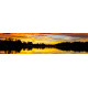 Zonsondergang 15 - panoramische fotoprint