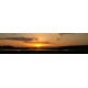 Zonsondergang 9 - panoramische fotoprint
