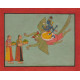 Vishnu op zijn Garuda - India - 1780-90