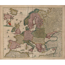 Kaart Europa - De Wit - 1680