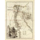 Kaart van het Oude en het Moderne Egypte - 1753 