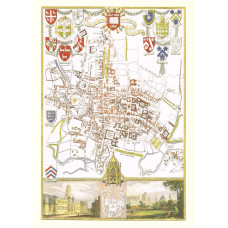 Kaart Oxford - 1830