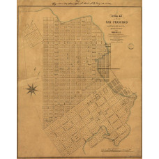 Kaart San Francisco - 1849
