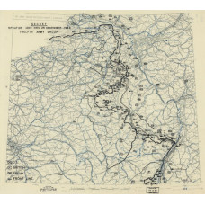 Situatiekaart 25 december 1944 - Ardennen Offensief