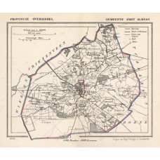 Kaart Almelo - 1866