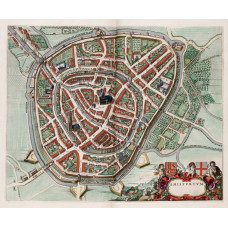 Kaart Amersfoort - Bleau, 1649