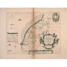 Kaart Barradeel -  1710