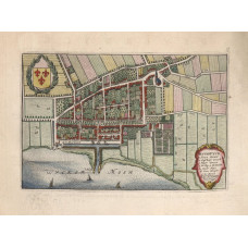 Kaart Beverwijk - 1652