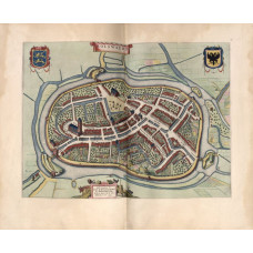 Kaart Bolsward - 1652