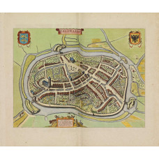 Kaart Bolsward - 1698