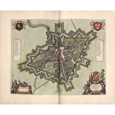 Kaart Breda - 1652