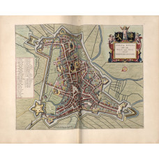 Kaart Den Bosch - 1652