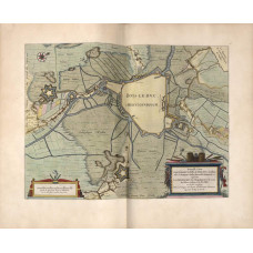 Kaart vestingwerken Den Bosch - 1652