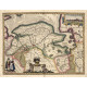 Kaart provincie Groningen - Van den Keere - 1617