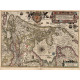 Kaart Holland - Van den Keere - 1627