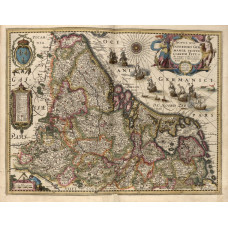 Kaart der Nederlanden - Van den Keere - 1617