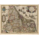 Kaart der Nederlanden - Van den Keere - 1617