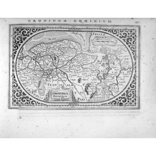 Kaart provincie Groningen - Mercator & Hondius - 1607
