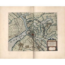 Kaart ontzet van Sluis - Blaeu,1652