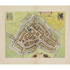 Kaart Sneek - 1698