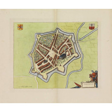 Kaart Steenwijk - 1698