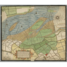 Kaart Strijen en de Hoekse Waard - 1618