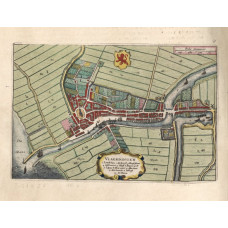 Kaart Vlaardingen - 1652