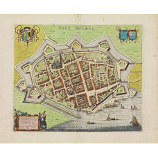 Kaart Zaltbommel - 1698