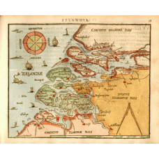 Kaart Zeeland - Ortelius - 1598