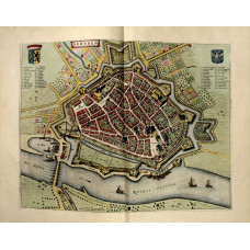 Kaart Arnhem - 1652