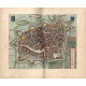 Kaart Leeuwarden - 1652