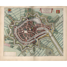 Kaart Middelburg - 1652