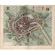 Kaart Middelburg - 1652