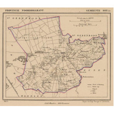 Kaart Son - 1865 - overdruk