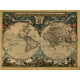 Wereldkaart van Blaeu - 1664