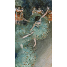 Ballerina in het groen - Dégas - 1877
