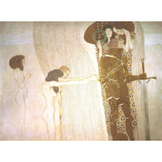 Beethovenfries - Verlangen naar geluk - Gustav Klimt - 1902