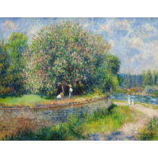 Bloeiende kastanjeboom - Renoir